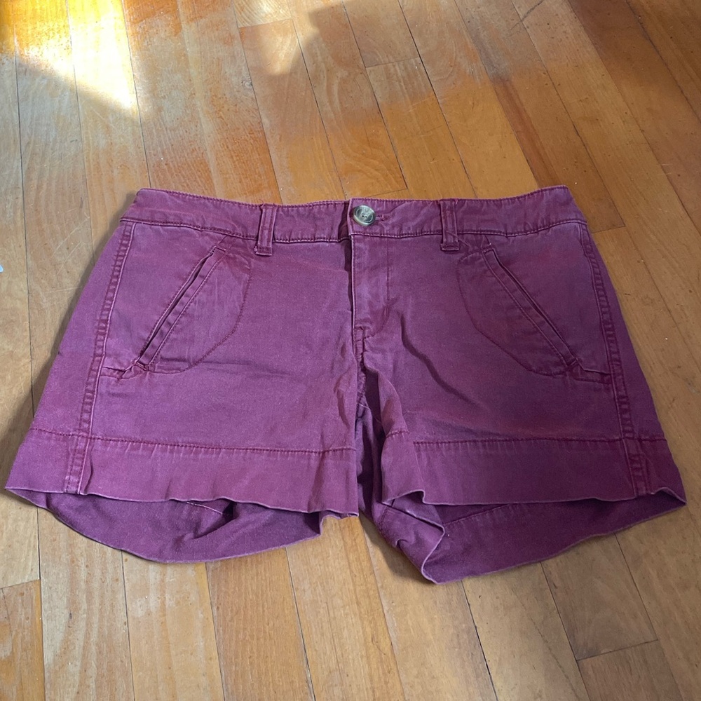 Women's Burgundy Shorts